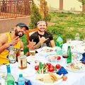 Billel Omrani, Mitică Ciorbă și Begue, la o masă câmpenească