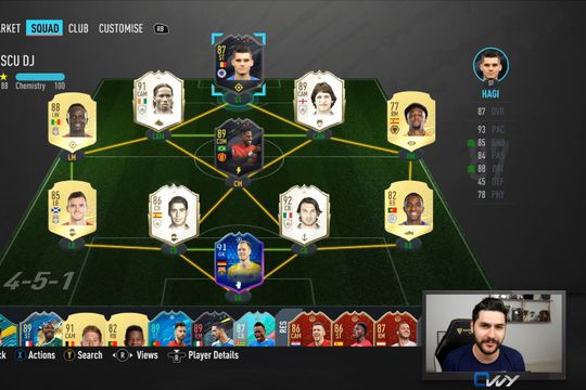 Card nou pentru Ianis Hagi în FIFA 20.