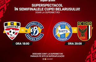 Superspectacol în semifinalele Cupei Belarusului