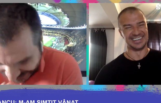 EXCLUSIV VIDEO Pancu, apariție spumoasă la GSP Live » A făcut haz de necaz: „M-am simțit vânat. Nu trebuia să fiu demis, am făcut performanță”