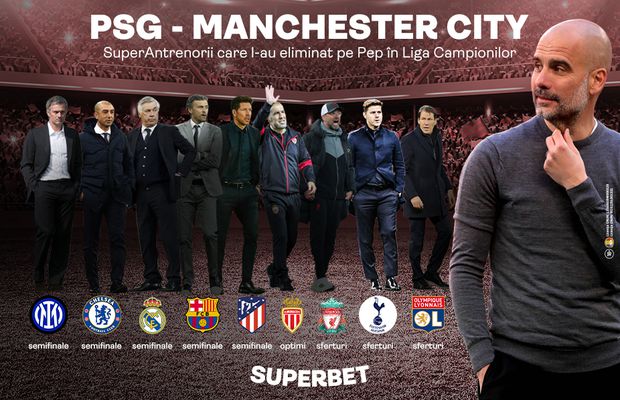 Pep vrea prima finală de Ligă după 10 ani, dar Pochettino poate deveni primul care-l elimină de două ori!