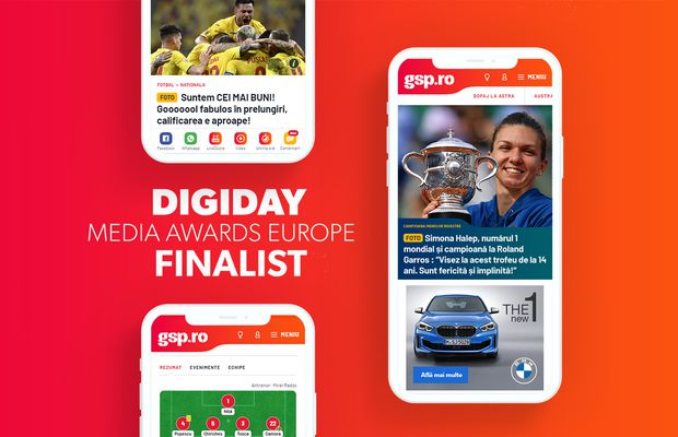 GSP.ro s-a calificat în finala europeană pentru titlul de "Best site design"
