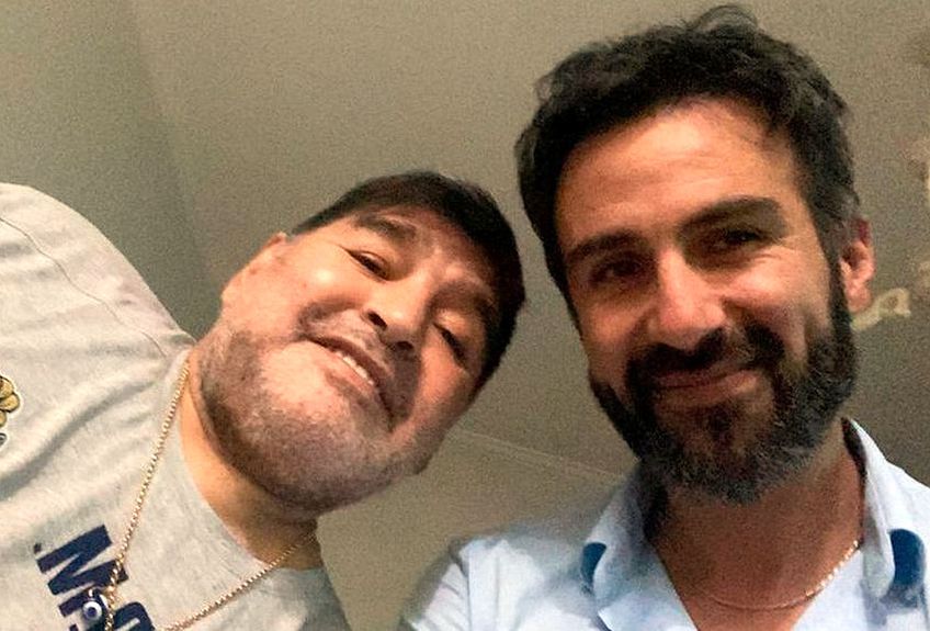 Regretatul Diego Maradona și medicul Leopoldo Luque