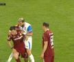 Încăierare generală în CFR - Botoșani: 2 fotbaliști au văzut direct cartonașul roșu, pentru gesturi brutale