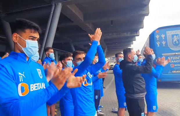 Surpriză plăcută pentru fotbaliștii lui Ouzounidis, înaintea derby-ului cu FCSB » Ce le-au pregătit fanii