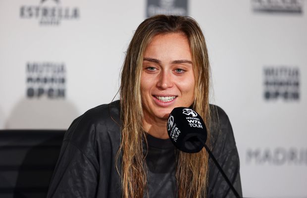 Badosa a izbucnit în râs când a fost întrebată de meciul cu Halep: „Pfff, voi asta credeți?”