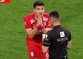 Celea a explicat reacția virulentă de la faza penalty-ului: „M-am jurat în fața arbitrului! Nu mint, de asta am fost disperat”