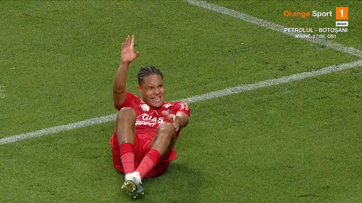 Celea a explicat reacția virulentă de la faza penalty-ului: „M-am jurat în fața arbitrului! Nu mint, de asta am fost disperat”