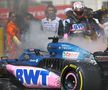 Monopostul lui Pierre Gasly a luat foc înaintea calificărilor / Sursă foto: Guliver/Getty Images