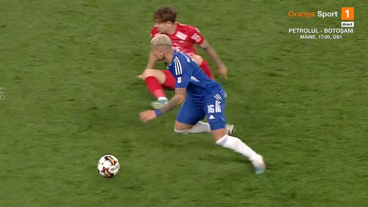 Celea a explicat reacția virulentă de la faza penalty-ului: „M-am jurat în fața arbitrului! Nu mint, de asta am fost disperat”