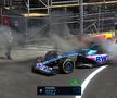 Monopostul lui Pierre Gasly a luat foc înaintea calificărilor / Captură Twitter@F1