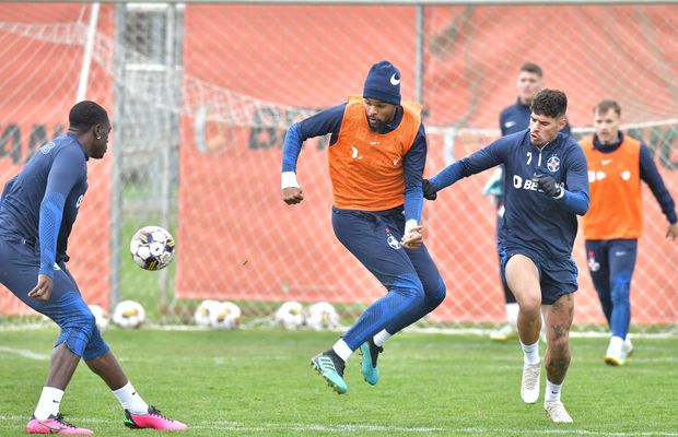 Vești proaste pentru FCSB » Doi titulari au părăsit accidentați antrenamentul de astăzi: „Unul are probleme la tendon, altul la aductor”