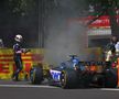 Monopostul lui Pierre Gasly a luat foc înaintea calificărilor / Sursă foto: Guliver/Getty Images