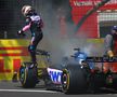 Monopostul lui Pierre Gasly a luat foc înaintea calificărilor / Sursă foto: Guliver/Getty Images