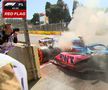 Monopostul lui Pierre Gasly a luat foc înaintea calificărilor / Captură Twitter@F1