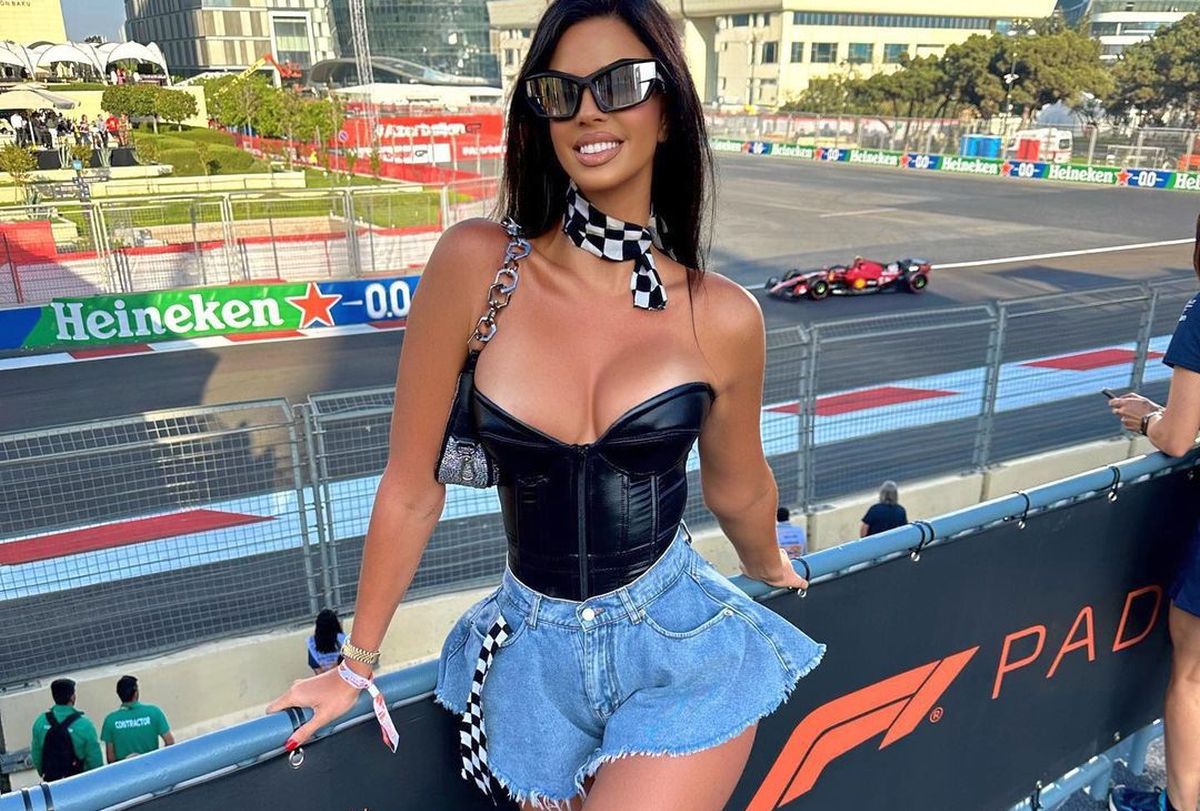 Ivana Knoll a schimbat sportul » S-a fotografiat într-o ținută sumară alături de Charles Leclerc