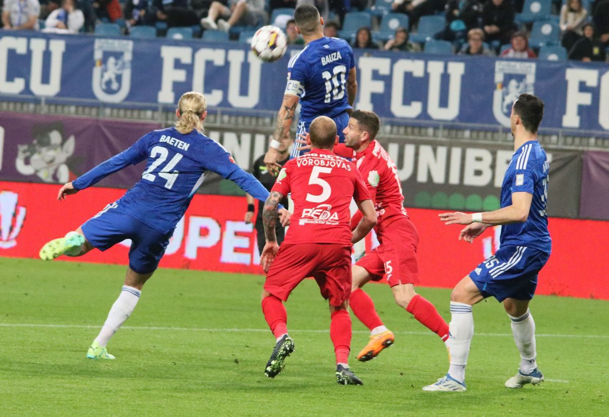 FCU Craiova trece Chindia și face un pas mare spre barajul de Conference League » „Centralul” Călin i-a enervat pe toți în prelungiri! Clasamentul din play-out ACUM