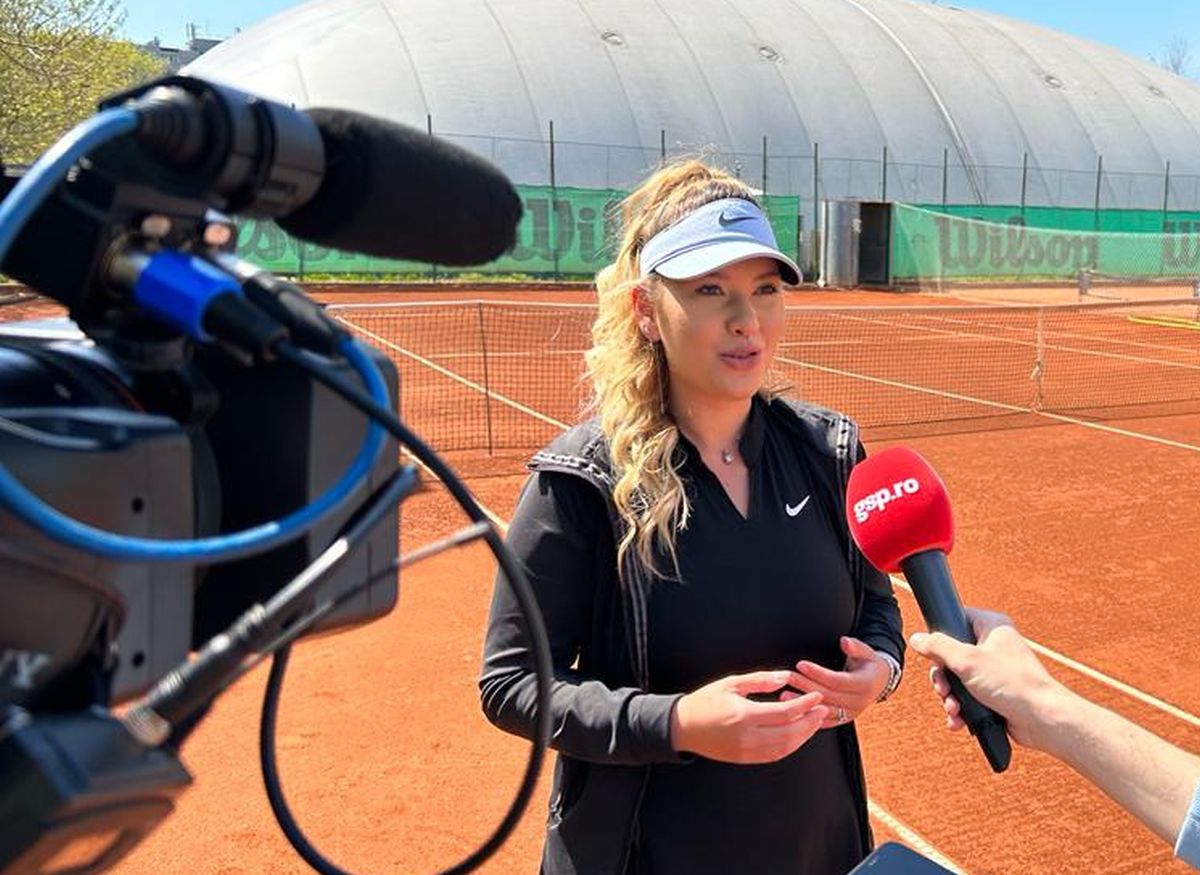 Ana Maria Gavrilovici - imagini cu una dintre cele mai tinere antrenoare de tenis din România