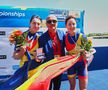 Ioana Vrînceanu și Roxana Anghel - aur în proba de dublu rame la CE 2024 Szeged FOTO Raed Krishan