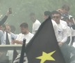 Jucătorii și fanii lui Inter Milano sărbătoresc cel de-al 20-lea titlu din Serie A