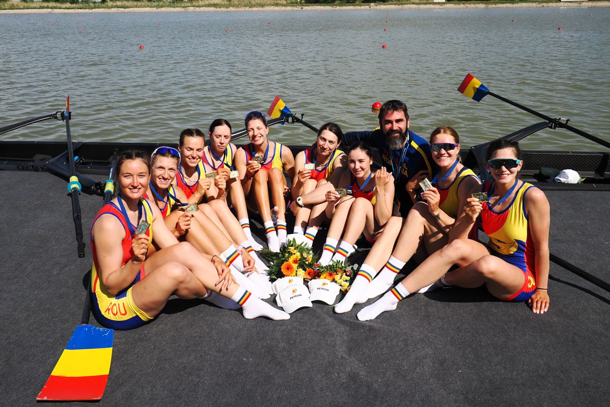 România a făcut spectacol în ultima zi la Campionatele Europene de canotaj: 5 medalii în 7 finale! Cum arată bilanțul competiției