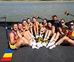 Echipajul de 8 plus 1 rame - aur la CE 2024 Szeged FOTO Raed Krishan