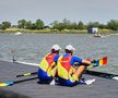 Florin Arteni și Florin Lehaci - argint în proba de dublu rame la CE 2024 Szeged FOTO Raed Krishan