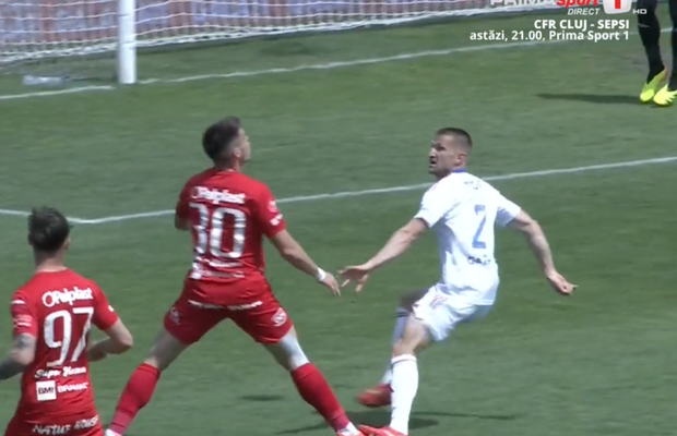 Greșeală mare în Oţelul - Hermannstadt » Oaspeții ar fi trebuit să primească un penalty