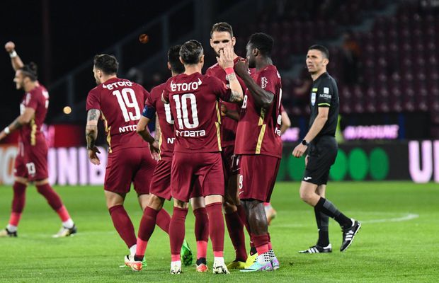 CFR Cluj, victorie uriașă! Gol la ultima fază cu doi oameni în plus