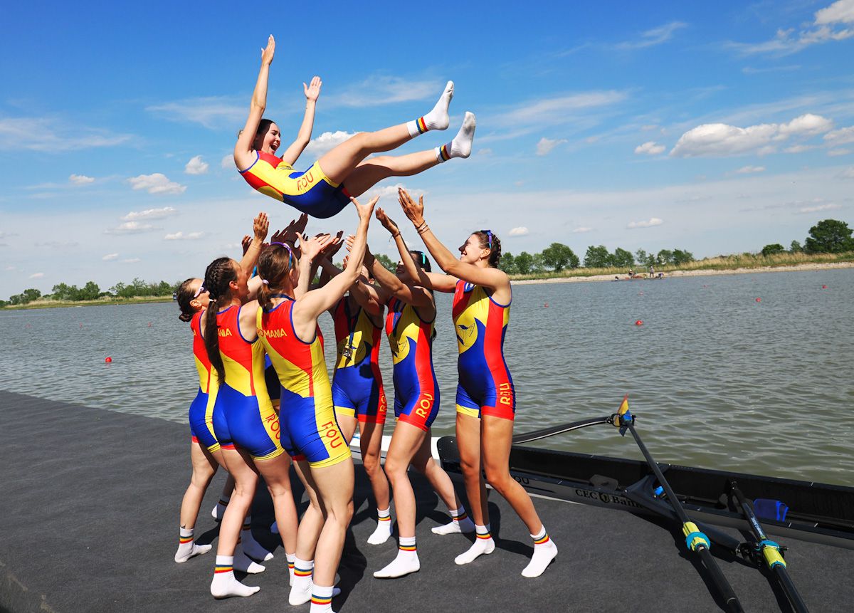 România a făcut spectacol în ultima zi la Campionatele Europene de canotaj: 5 medalii în 7 finale! Cum arată bilanțul competiției