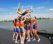 Barca de 8+1, formată din Magdalena Rusu, Roxana Anghel, Adriana Adam, Maria Lehaci, Mădălina Bereș, Amalia Bereș, Ioana Vrânceanu, Simona Radiș și Victoria Petreanu a câștigat medalia de aur // FOTO: Raed Krishan / GSP.ro