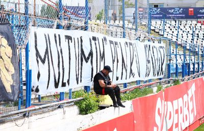 „«Mulțumim» pentru abuzuri!”. Galeria boicotează meciul din Superligă