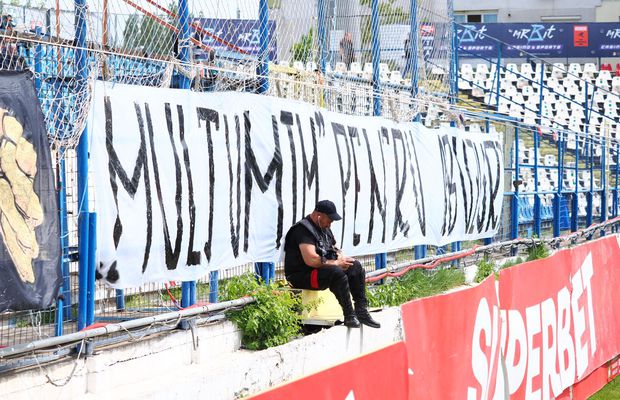 „«Mulțumim» pentru abuzuri!”. Galeria boicotează meciul din Superligă