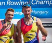 Andrei Cornea și Marian Enache - aur în proba de dublu vâsle la CE 2024 Szeged FOTO Raed Krishan