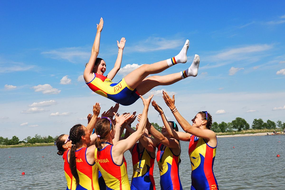 România a făcut spectacol în ultima zi la Campionatele Europene de canotaj: 5 medalii în 7 finale! Cum arată bilanțul competiției