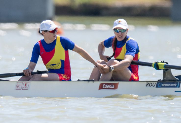 Roxana Anghel, Ioana Vrînceanu la Campionatele Europene de Canotaj 2024 Foto: Raed Krishan