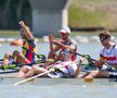 Andrei Cornea și Marian Enache - aur în proba de dublu vâsle la CE 2024 Szeged FOTO Raed Krishan