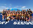 Echipajul de 8 plus 1 rame - aur la CE 2024 Szeged FOTO Raed Krishan