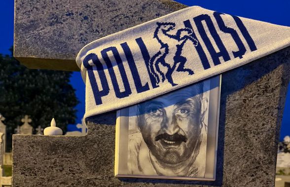 Mormântul lui Ionuț Popa de la Arad a fost împodobit la 80 de ani de Poli Iași