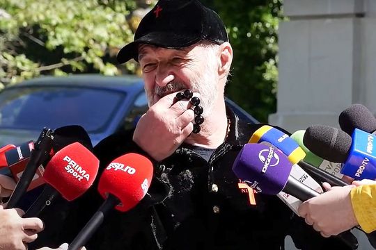 Gigi Becali, patronul celor de la FCSB, la Palat, foto: GSP