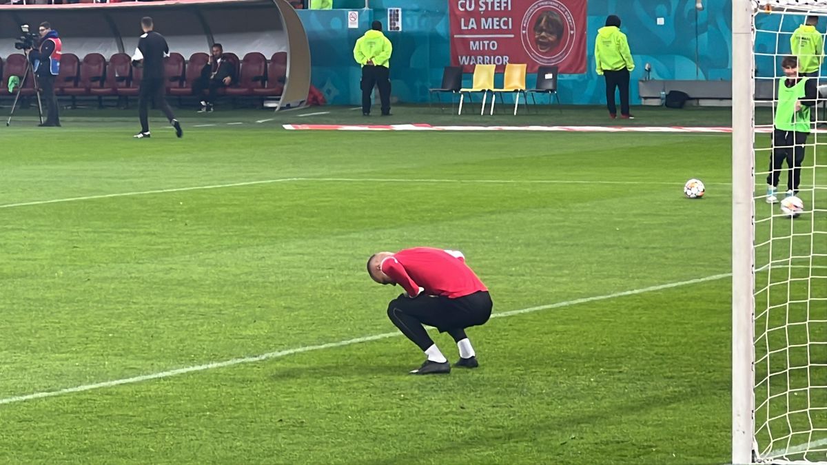 Dinamo - CFR Cluj, imagini de la încălzire