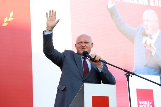 Vasile Bolea în campanie / Sursă foto: Facebook
