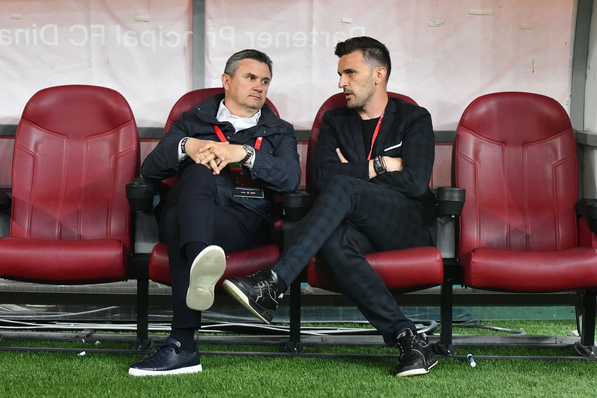 Dinamo - CFR Cluj, imagini de la încălzire