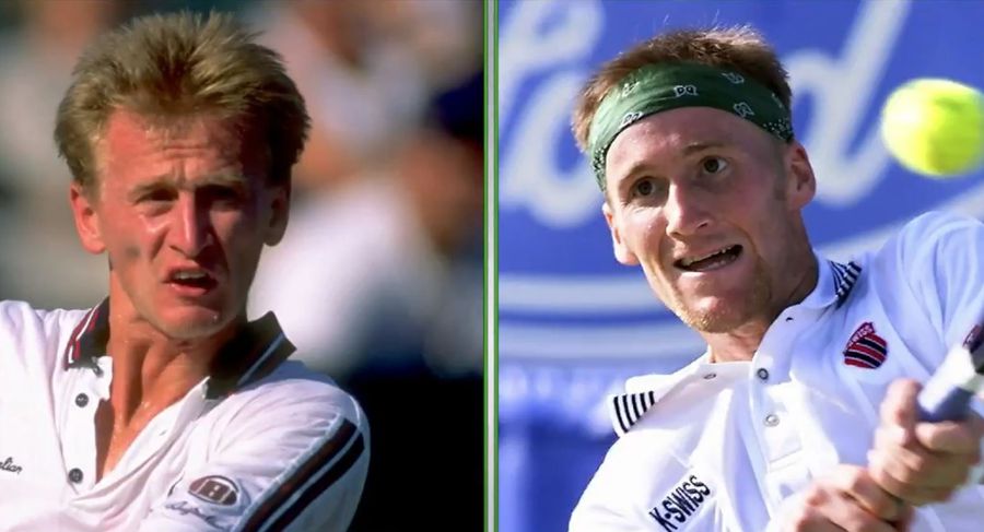 Christian Ruud (dreapta) și Petr Korda (stânga)/Foto: X Casper Ruud și Sebastian Korda, duel la 26 de ani după ce tații lor s-au confruntat la Miami » Rezultatul final a consemnat o coincidență remarcabilă