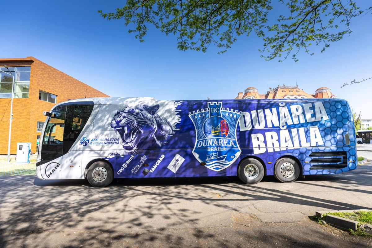 Dunărea Brăila se plimbă cu autocar de 500.000 de euro! Nici echipele din Superliga nu se pot lăuda cu așa ceva