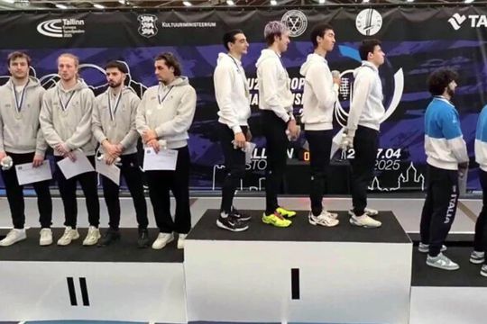 Echipa Elveției a rămas întoarsă cu spatele către israelieni, pe podiumul CE 23