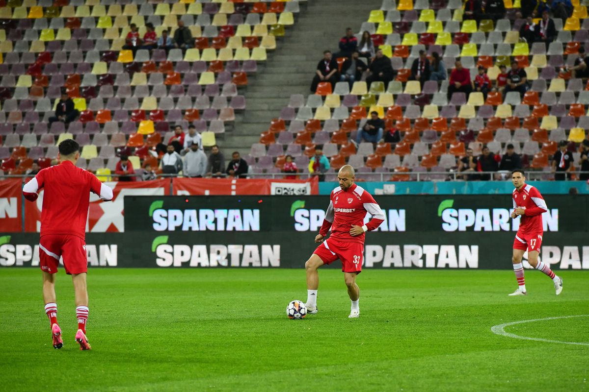 Dinamo - CFR Cluj, imagini de la încălzire