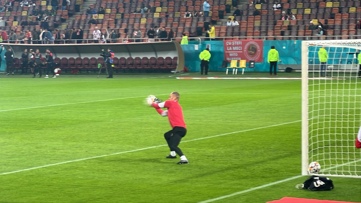 Dinamo - CFR Cluj, imagini de la încălzire