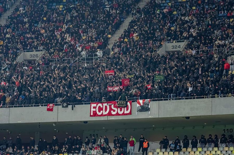 Boicot la Dinamo - CFR » Brigada dinamovistă care a refuzat să intre pe stadion: „Drept urmare a «parteneriatului rușinos»”