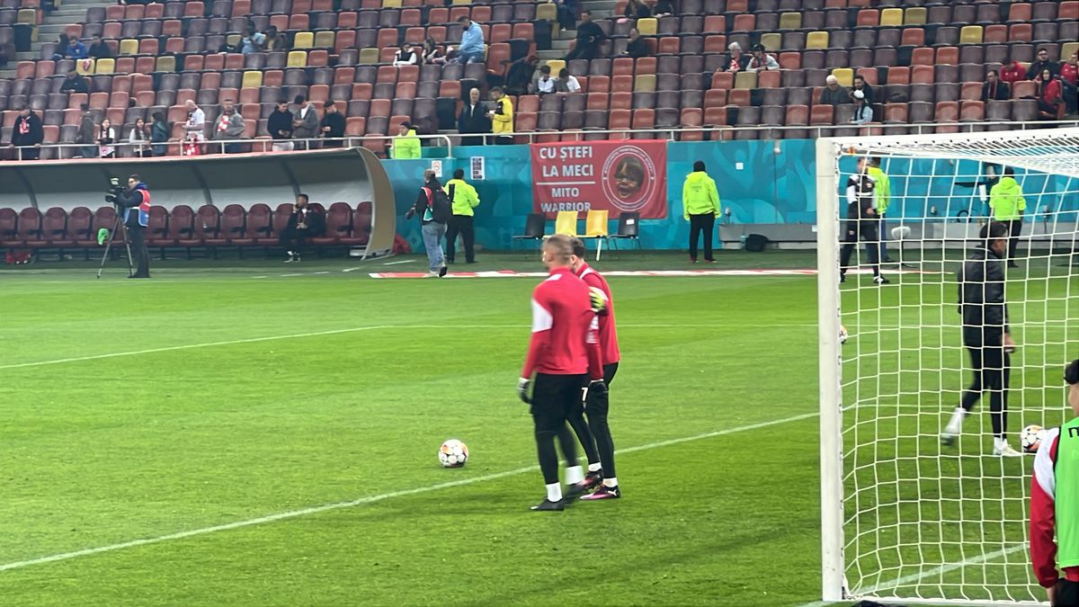 Dinamo - CFR Cluj, imagini de la încălzire